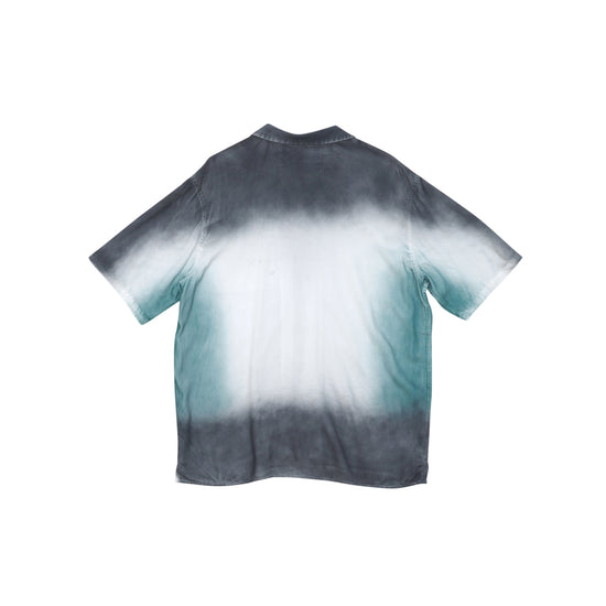 Spray Dyed SS Shirt (Grey/Green)