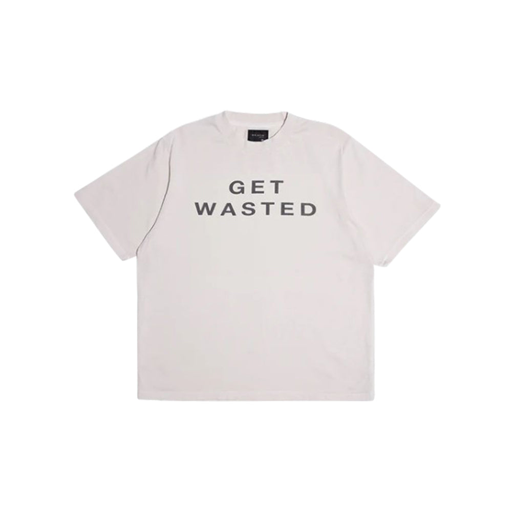 Get Wasted Boxy Tee (Bone)