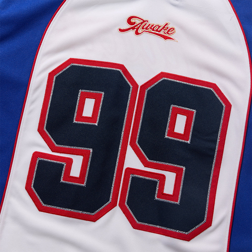 Script Football Jersey - White