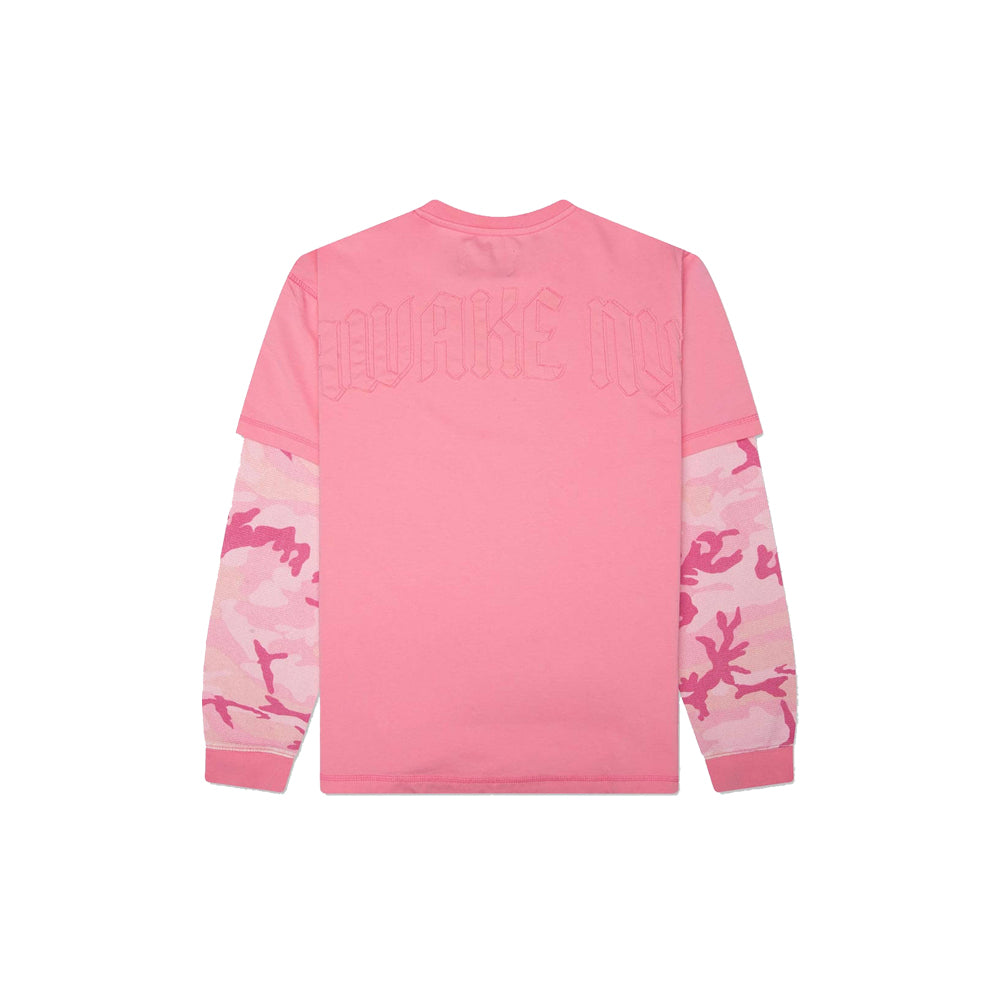 Skyline Waffle LS Shirt - Pink