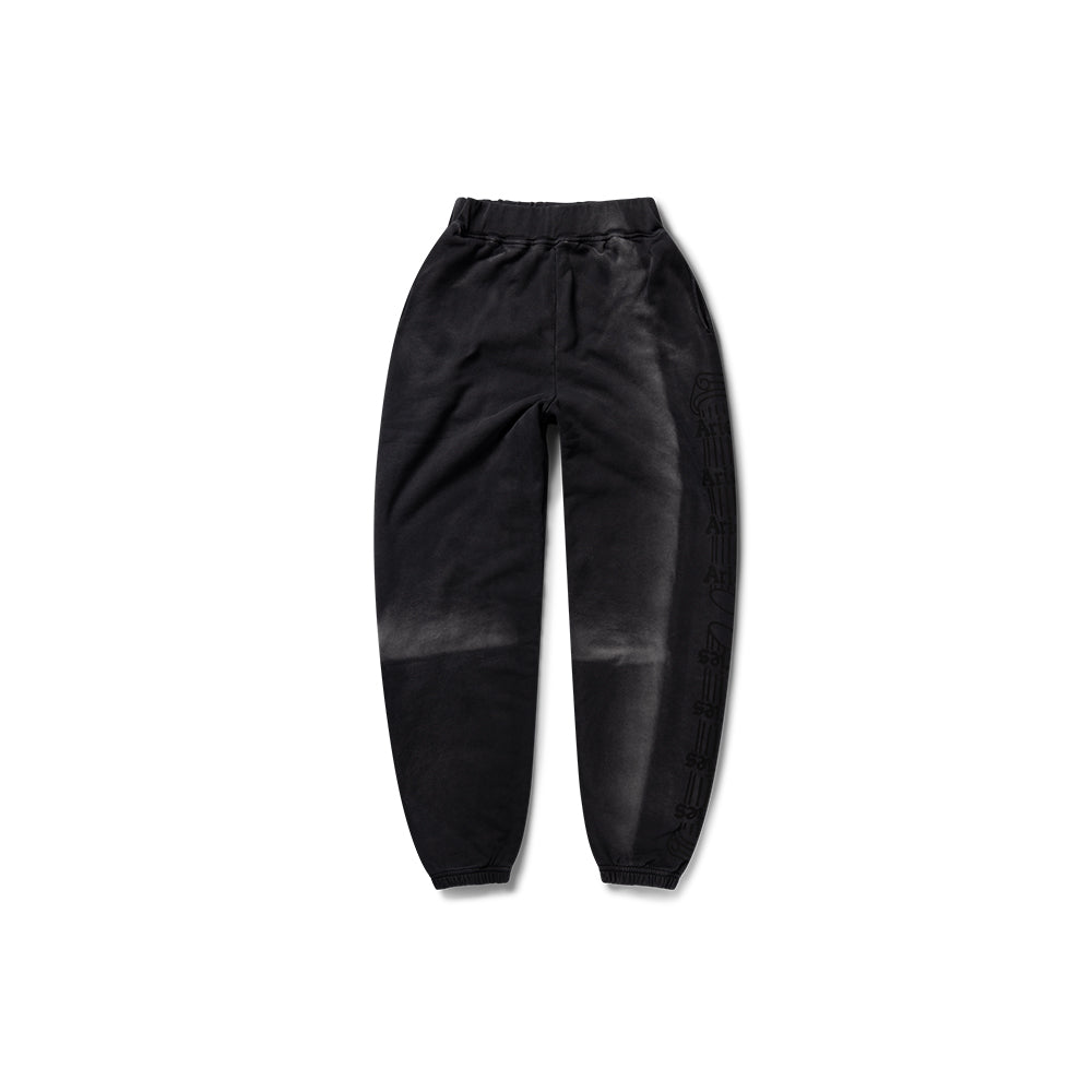 Sunbleached Temple Sweatpant - Black