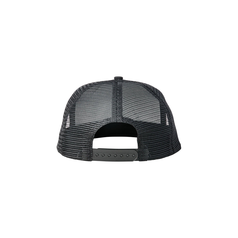 Classic Dot Mesh Trucker Structured Hat (Dk Green/Black)