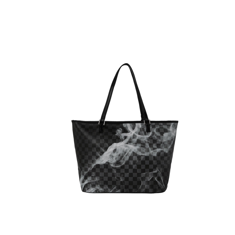 Sip N’ Smoke Tote - Black/White
