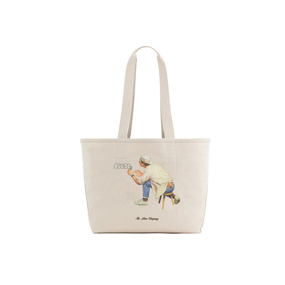 Tattoo Tote Bag (Cream)