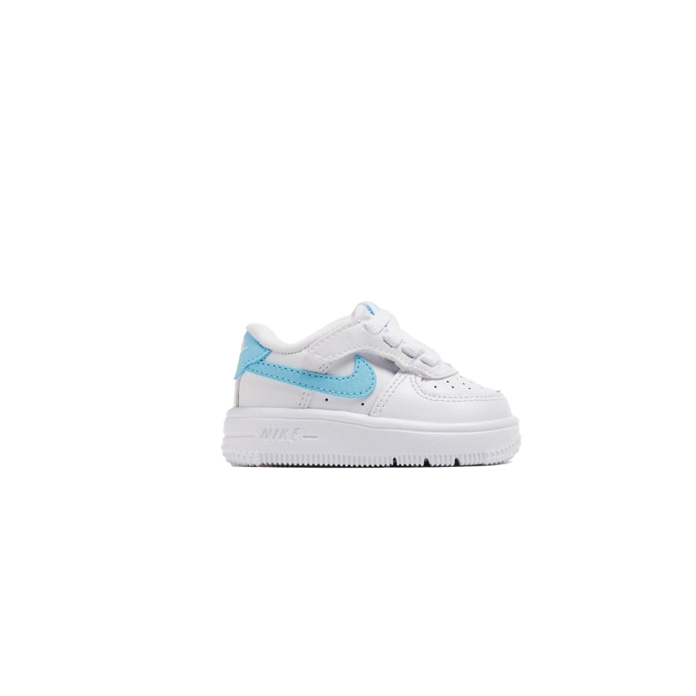 حذاء Nike Force 1 Low EasyOn TD (أبيض/أزرق الدلو)