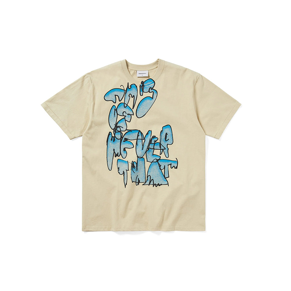 Graffiti Tee (Pale Lime)
