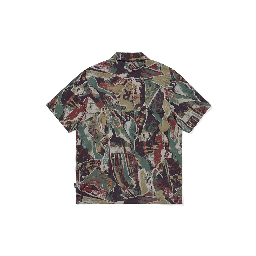 Jacquard Pattern Button Up Top (Multi)