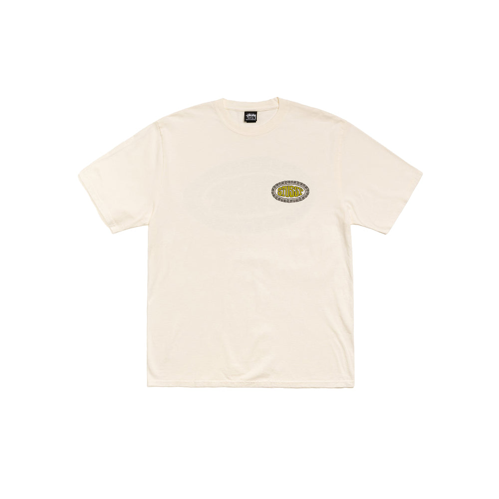 Tile Oval Pigment Dyed Tee - Natural