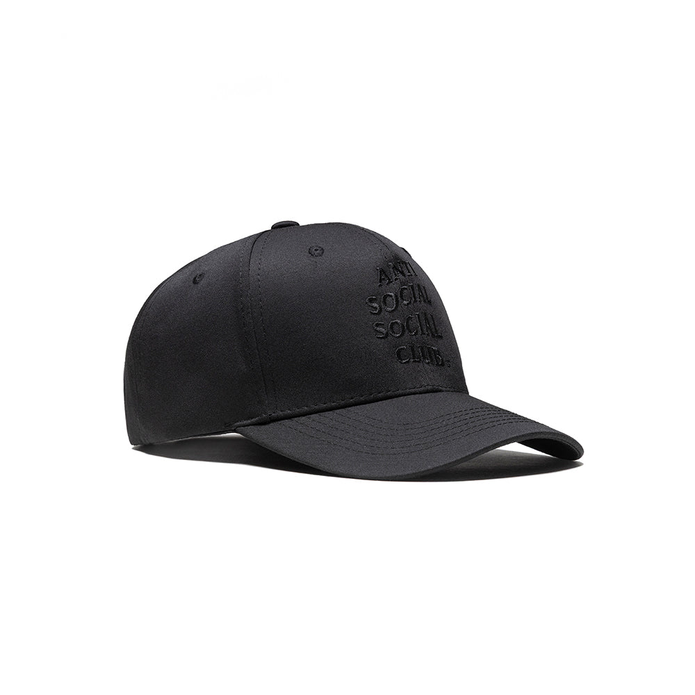 Tonal Embroidered Cap - Black