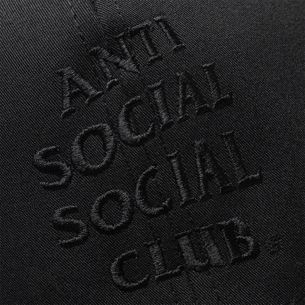 Tonal Embroidered Cap - Black