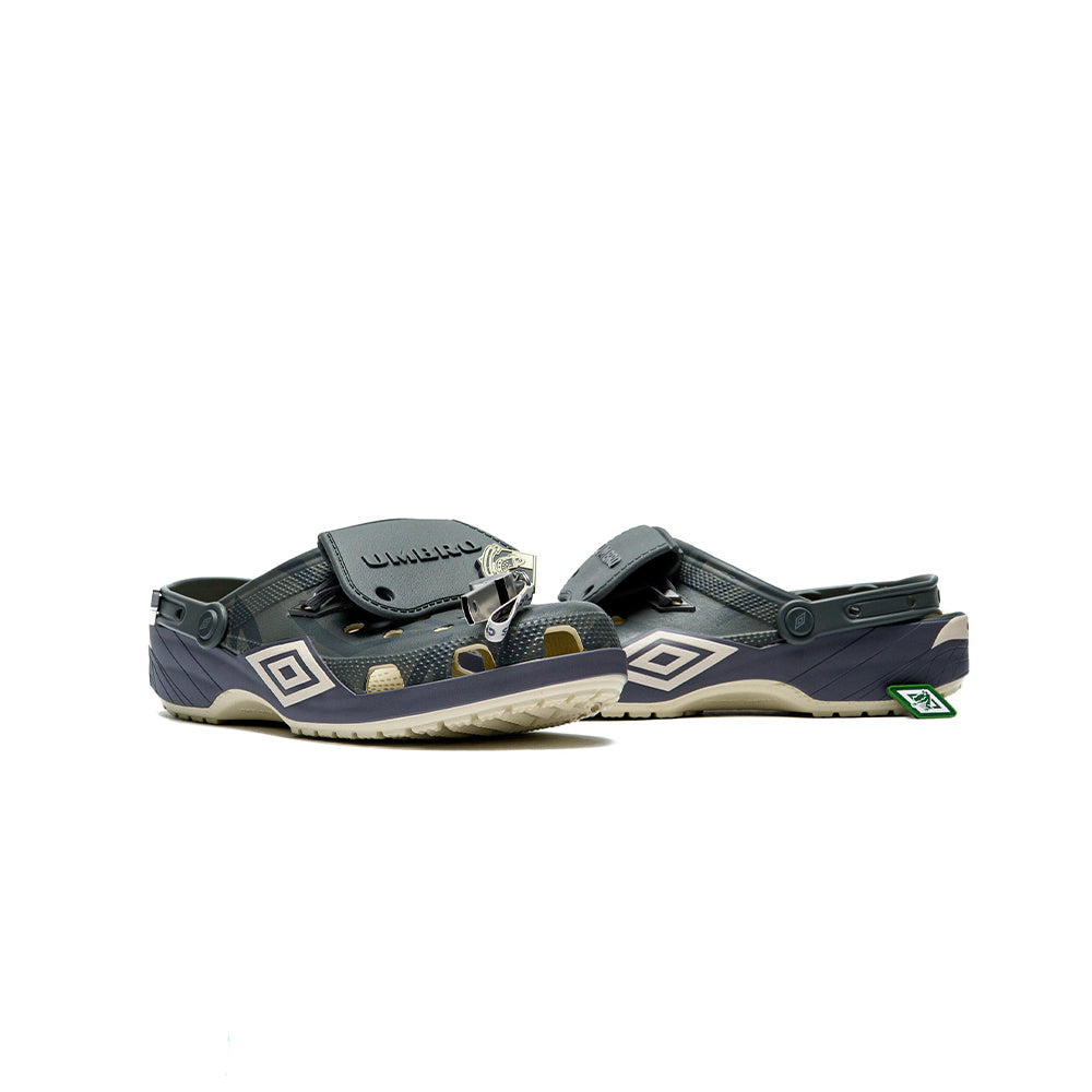 Umbro x Crocs Classic Clog - Bone/Slate Grey