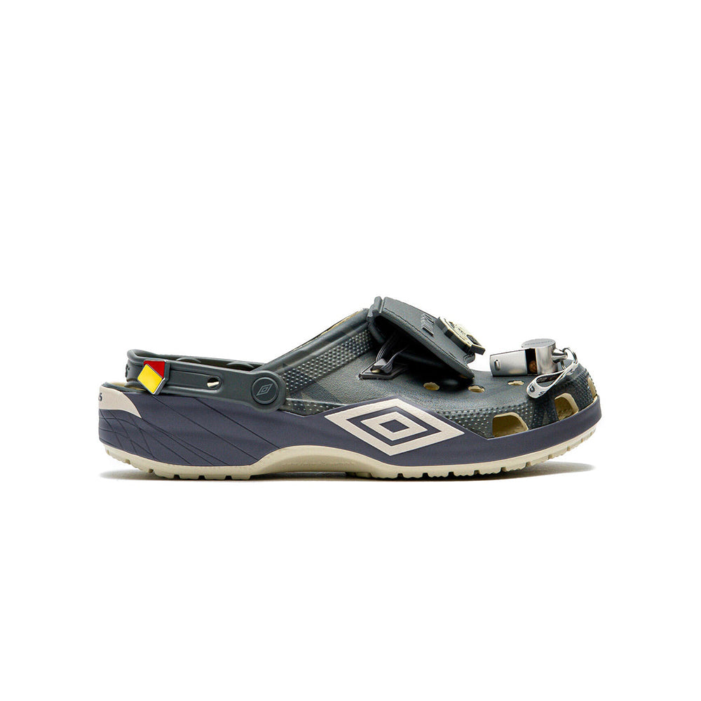Umbro x Crocs Classic Clog - Bone/Slate Grey