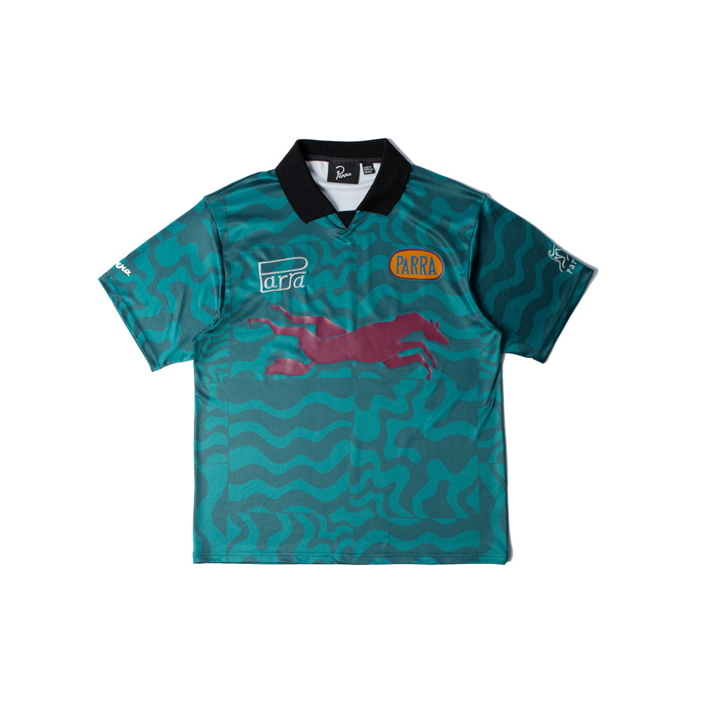 Sports Flage Polo Shirt (Deep Sea Green)