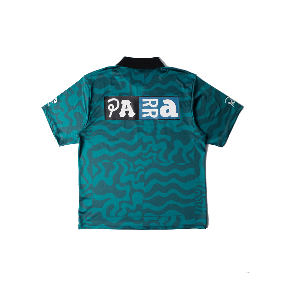 Sports Flage Polo Shirt (Deep Sea Green)