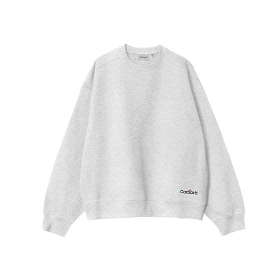 Label Script Sweat (Ash Heather)