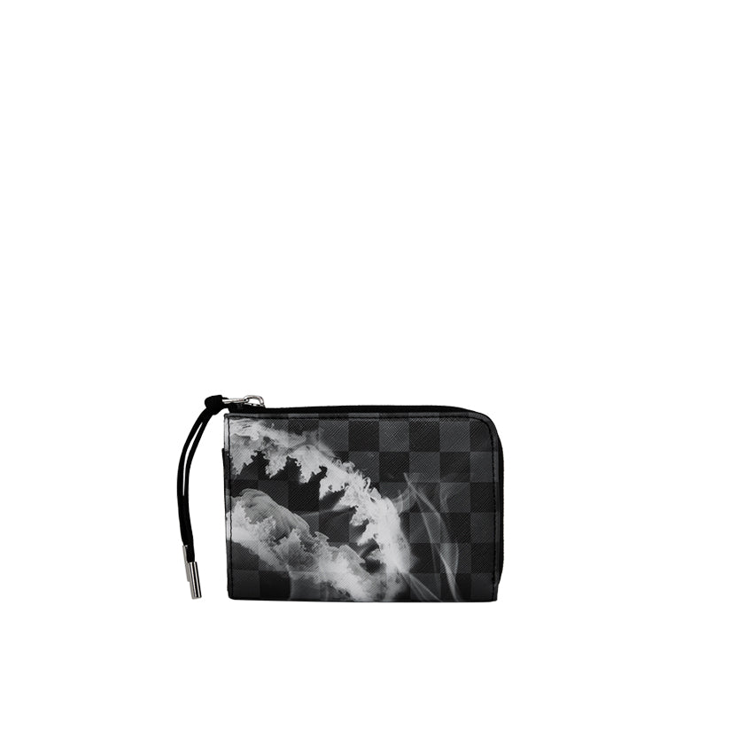 Sip N’ Smoke Wallet - Black/White