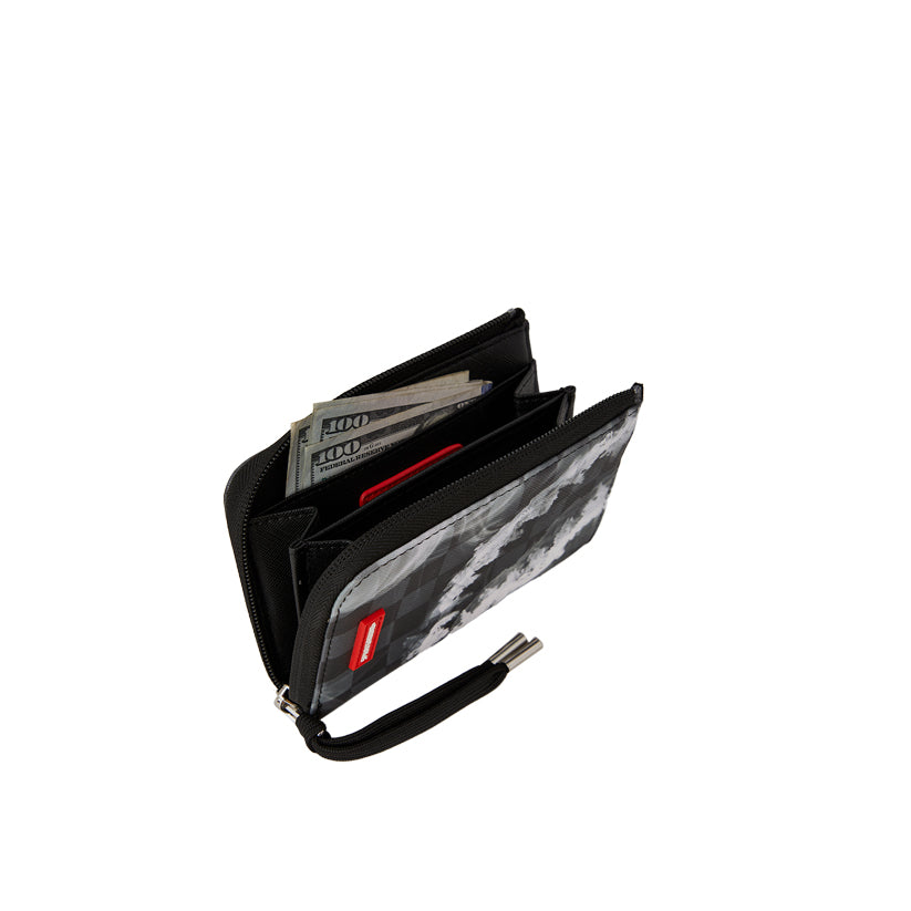 Sip N’ Smoke Wallet - Black/White