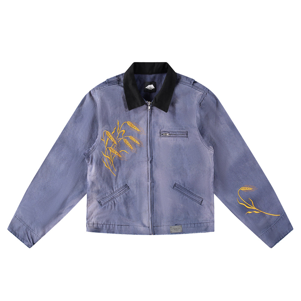 Wheat Duck Mechanic Jacket - Navy