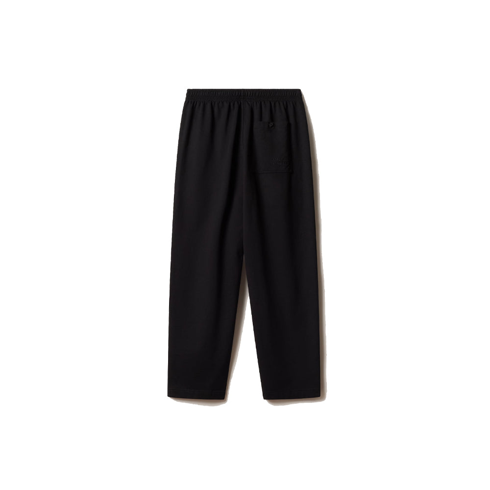 Wide Leg Jog Pants - Black