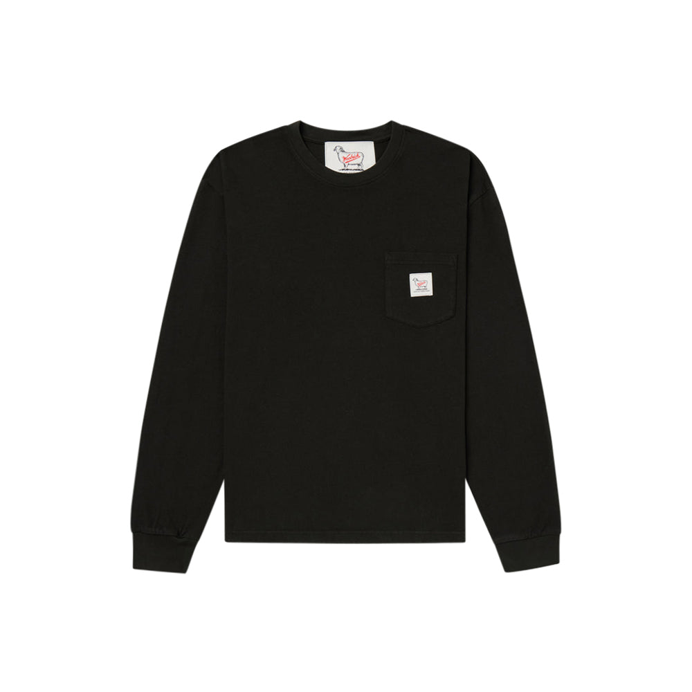 Woolrich x LS Pocket Tee (Washed Black)