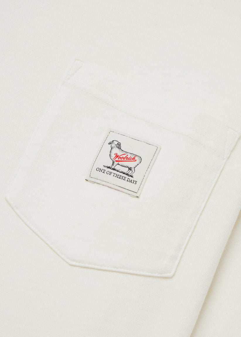 Woolrich x LS Pocket Tee (Bone)