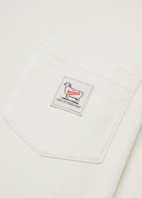 Woolrich x LS Pocket Tee (Bone)