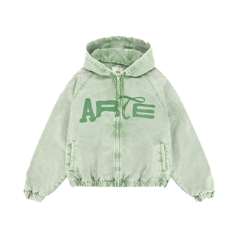 Washed Energy Jacket - Green