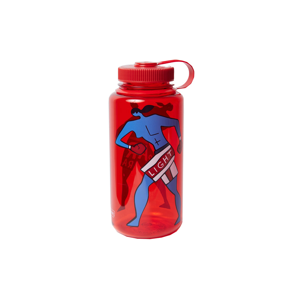 Water Slapped Nalgene Bottle - Red