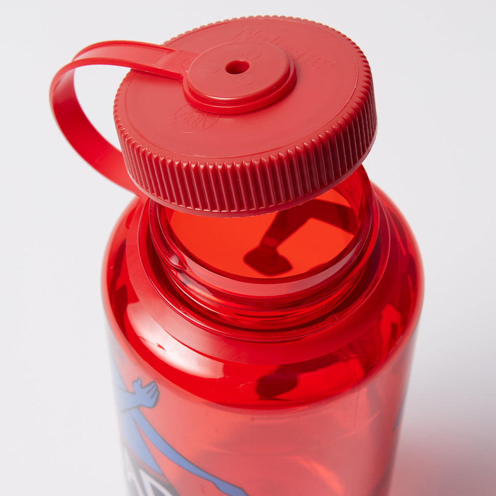 Water Slapped Nalgene Bottle - Red