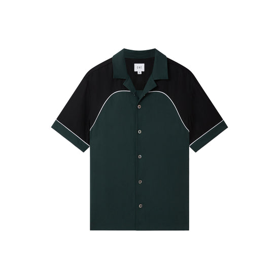 قميص غربي (أسود/أخضر)