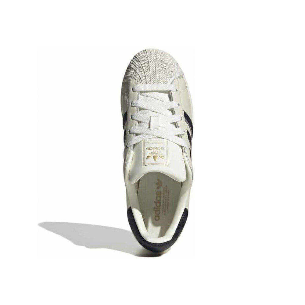 Women's Superstar II - Off White/Aurora Black/Gold Metallic