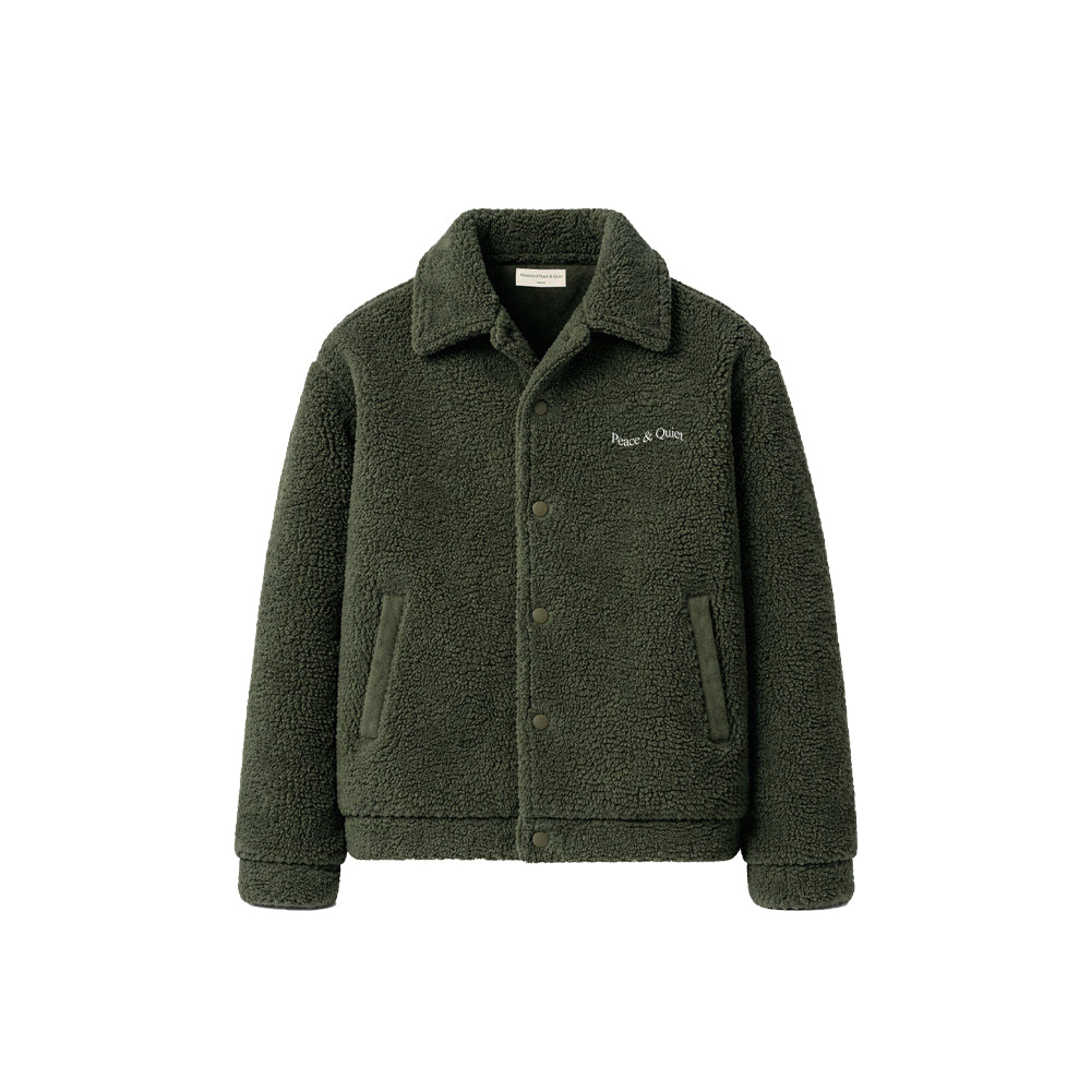 Wordmark Sherpa Work Jacket - Forest
