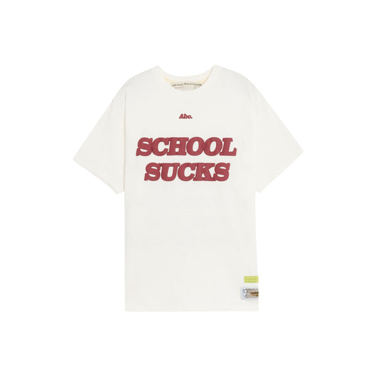 Abc. School Sucks T-Shirt (White)