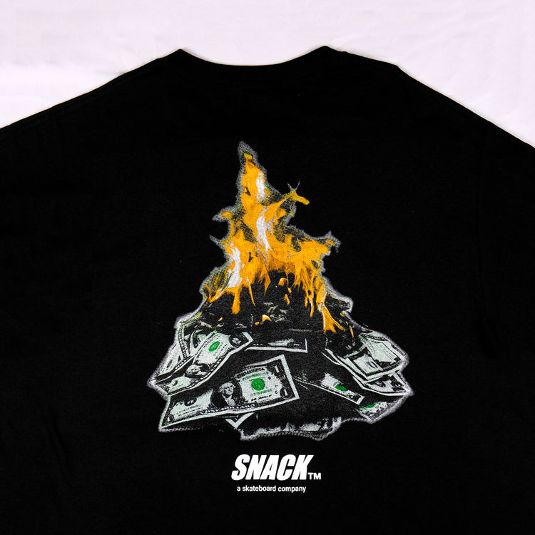 Burning Money Tee (Black)