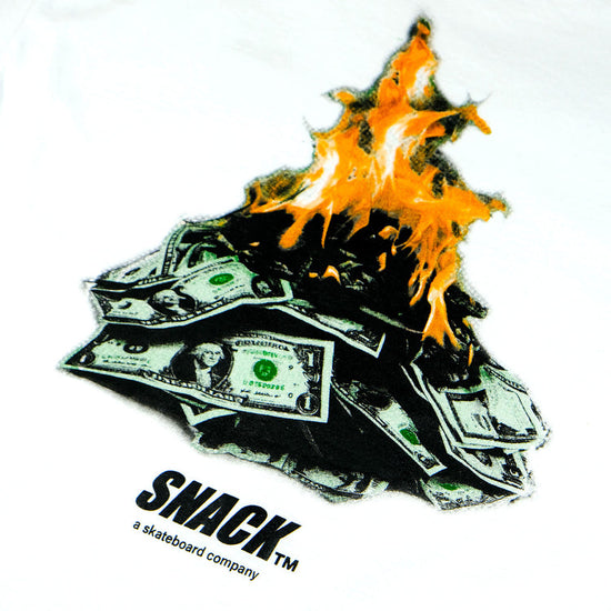 Burning Money Tee (White)