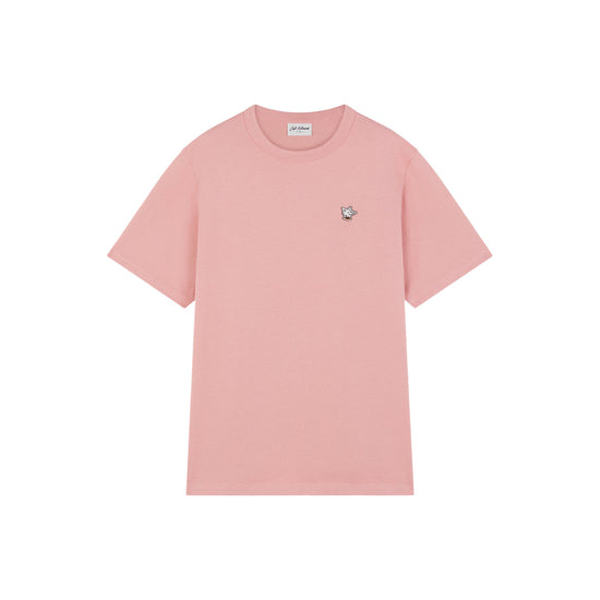 Barista Fox Patch Relaxed Tee-Shirt (Pink Juice)