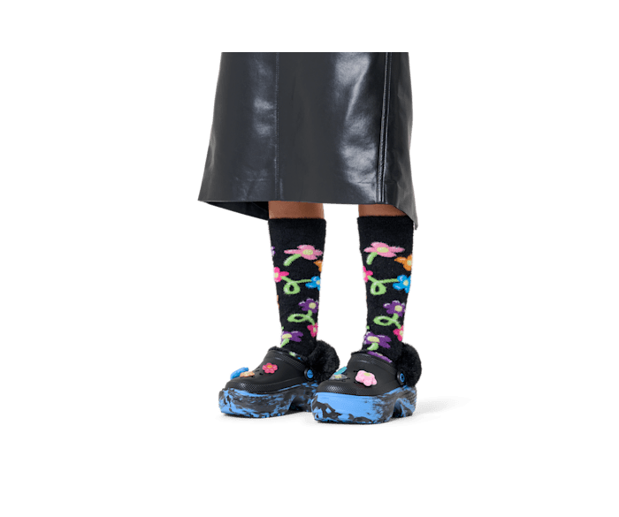 Happy Socks x Crocs Classic Bundle (Black/Teal)