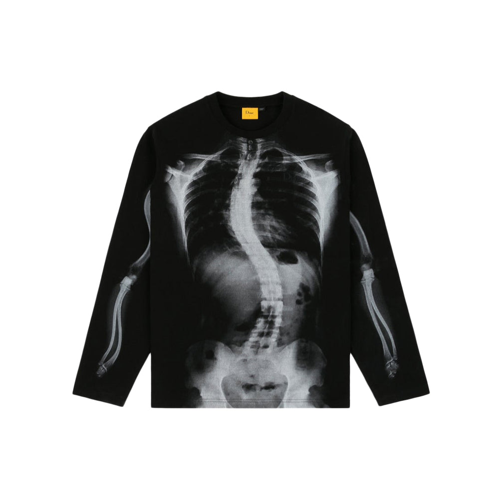 Wave Bones Terry LS Shirt (black)