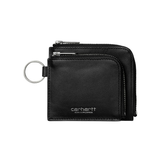 Double Vegas Zip Wallet (Black/Silver)