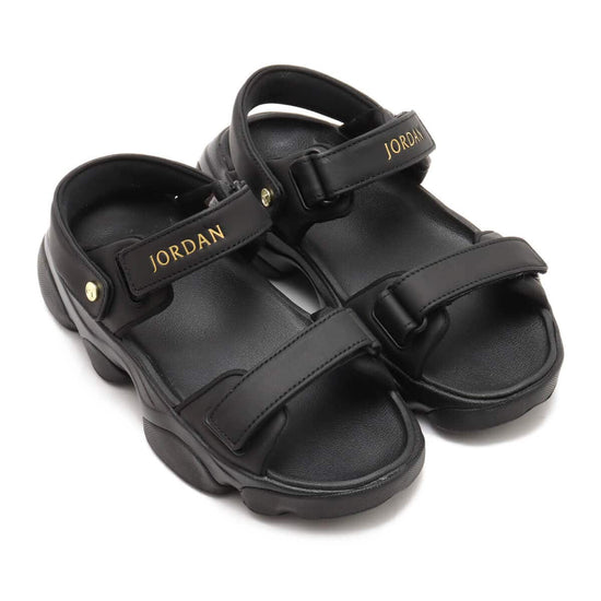 Women's Jordan Agitator Sandal (Black/Metallic Gold)