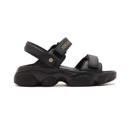 Women's Jordan Agitator Sandal (Black/Metallic Gold)