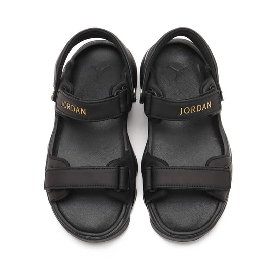 Women's Jordan Agitator Sandal (Black/Metallic Gold)