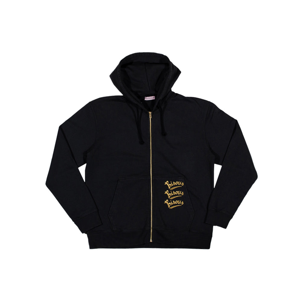 Heavy Gianni Zipper Hoodie (Black)