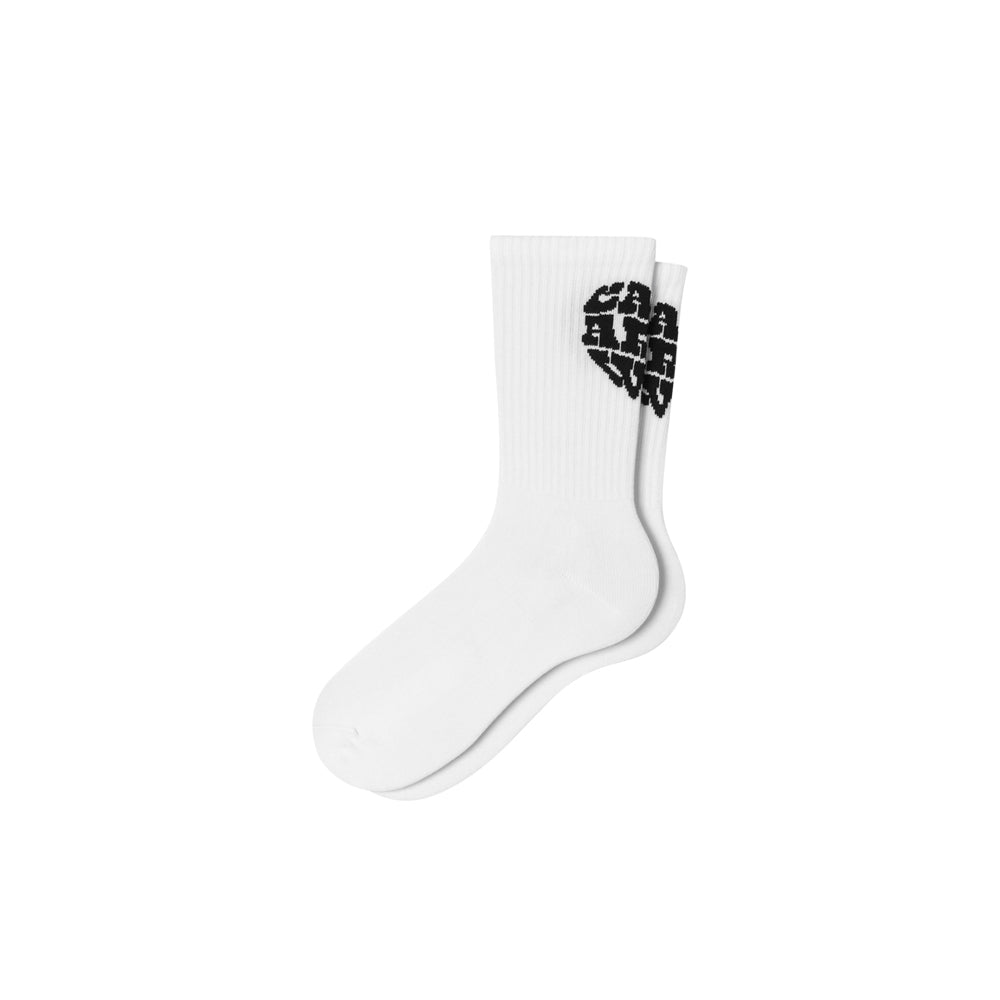 Heartbreaker Socks (White/Black)