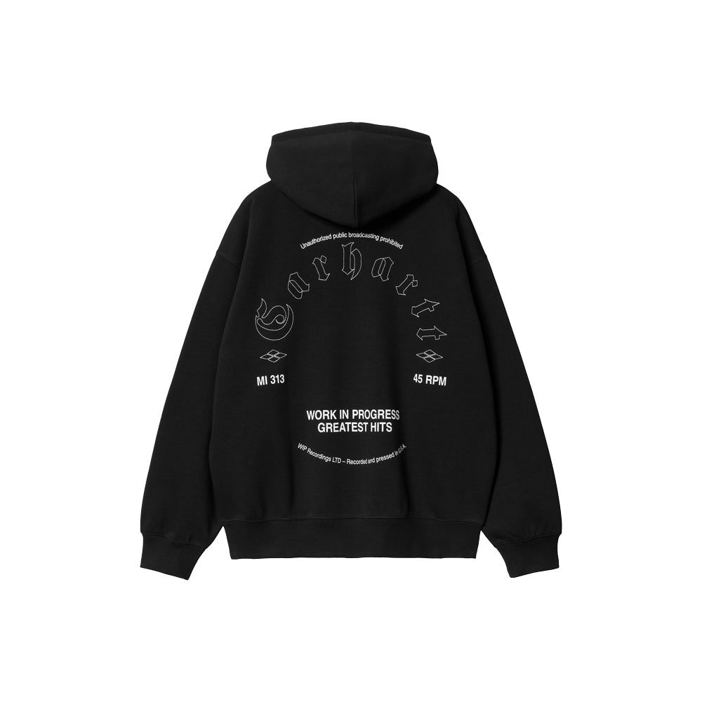 Hooded Greatest Hits Sweat (Black/White)