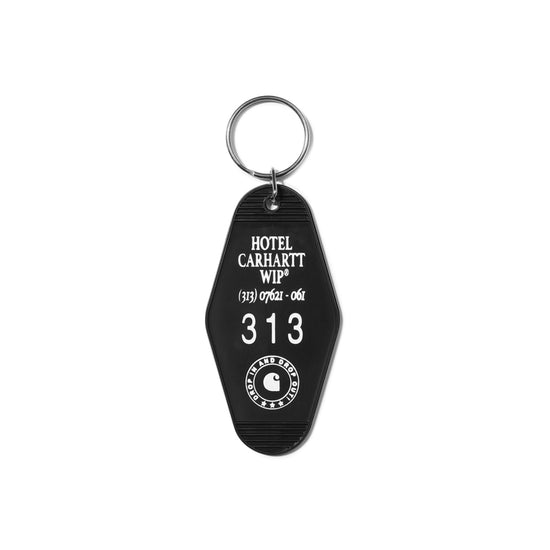 Hotel Keys Keychain (Black/White)