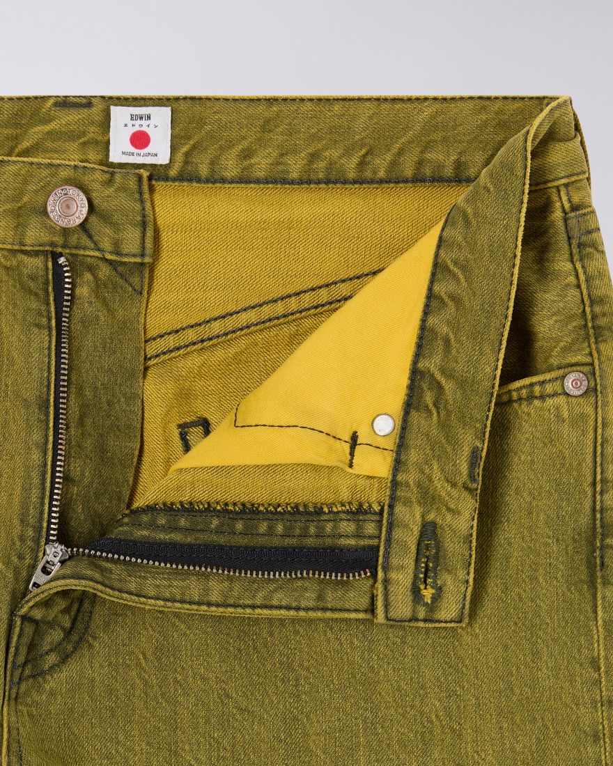 Wide Pant (Black Yellow Overdyed)