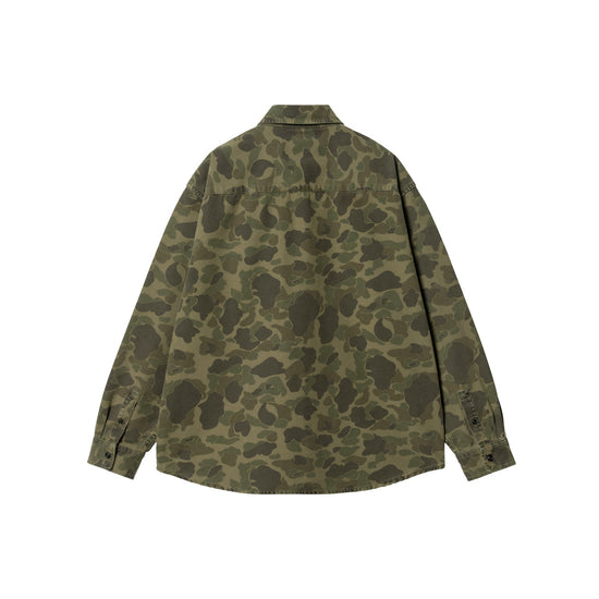 L/S Duck Shirt (Camo Duck/Green Garment Dyed)