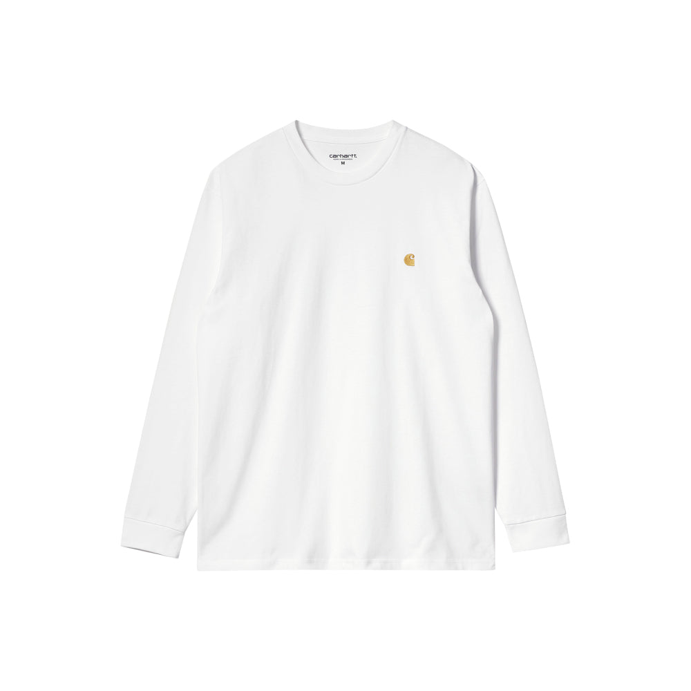 L/S Chase T-Shirt (white/gold)