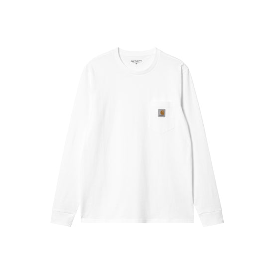 L/S Pocket T-Shirt (White)